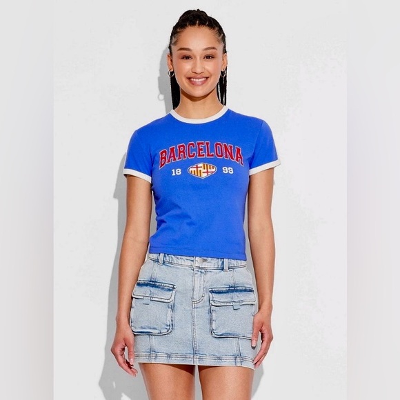 Barcelona Short Sleeve Baby Tee - Picture 2 of 7